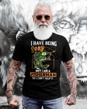 Bass Fishing I Hate Being Sexy But I Am A Fisherman So I Can’t Help It Classic T-Shirt apparel-classic-tshirt-lifestyle-front-268