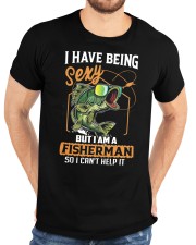 Bass Fishing I Hate Being Sexy But I Am A Fisherman So I Can’t Help It Classic T-Shirt custom-t-shirts-classic-lifestyle-front-196
