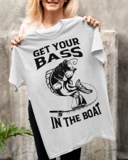 Cool Bass Fishing Gift Men Funny Fishermen Boat Fisher Joke Classic T-Shirt apparel-classic-tshirt-lifestyle-front-117