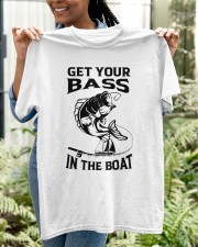 Cool Bass Fishing Gift Men Funny Fishermen Boat Fisher Joke Classic T-Shirt apparel-classic-tshirt-lifestyle-front-130