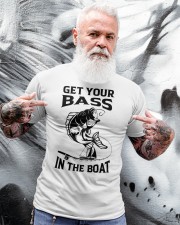 Cool Bass Fishing Gift Men Funny Fishermen Boat Fisher Joke Classic T-Shirt apparel-classic-tshirt-lifestyle-front-267