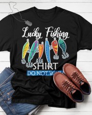 lucky fishing t shirt Classic T-Shirt apparel-classic-tshirt-lifestyle-front-216