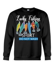 lucky fishing t shirt Crewneck Sweatshirt tile
