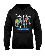 lucky fishing t shirt Hooded Sweatshirt tile