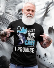 Fishing Just One More Cast I Promise Fishing Lovers Classic T-Shirt apparel-classic-tshirt-lifestyle-front-267