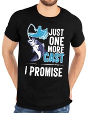 Fishing Just One More Cast I Promise Fishing Lovers Classic T-Shirt custom-t-shirts-classic-lifestyle-front-196