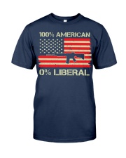 100 American 0 LiberalFunny Ar15 Classic T-Shirt front