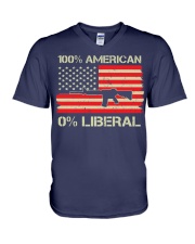 100 American 0 LiberalFunny Ar15 V-Neck T-Shirt tile