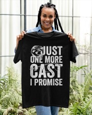 Fishing Funny Gift Just One More Cast I Promise Classic T-Shirt apparel-classic-tshirt-lifestyle-front-131