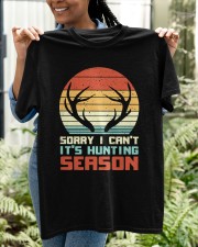 Sorry I Can’t Hunting Season Classic T-Shirt apparel-classic-tshirt-lifestyle-front-130