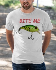 Mens Bite Me Fishing Lover Gift Classic T-Shirt apparel-classic-tshirt-lifestyle-front-50