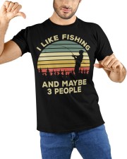 Fisherman Gift I Like Fishing And Maybe 3 People Classic T-Shirt custom-t-shirts-classic-lifestyle-front-212