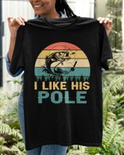 I Like Her Bobbers Fishing Matching Couples I Like His Pole Classic T-Shirt apparel-classic-tshirt-lifestyle-front-130