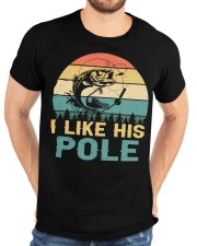 I Like Her Bobbers Fishing Matching Couples I Like His Pole Classic T-Shirt custom-t-shirts-classic-lifestyle-front-196