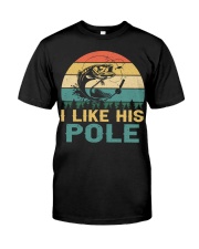 I Like Her Bobbers Fishing Matching Couples I Like His Pole Classic T-Shirt front