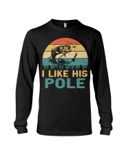 I Like Her Bobbers Fishing Matching Couples I Like His Pole Long Sleeve Tee tile
