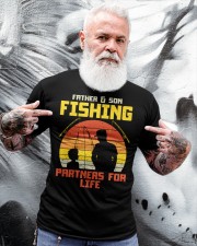 Father Son Fishing Partners For Life Retro Matching Dad Gift Classic T-Shirt apparel-classic-tshirt-lifestyle-front-267