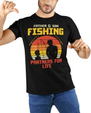 Father Son Fishing Partners For Life Retro Matching Dad Gift Classic T-Shirt custom-t-shirts-classic-lifestyle-front-212