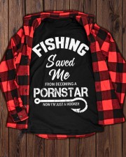 Fishing Reel Pike Fishing Saved Me From Becoming A Pornstar Classic T-Shirt apparel-classic-tshirt-lifestyle-front-162