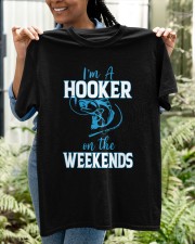 I’m A Hooker On The Weekends Classic T-Shirt apparel-classic-tshirt-lifestyle-front-130