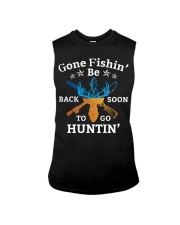 Gone FishinBe Back Soon To Go Huntin Fishing Hunting Sleeveless Tee tile