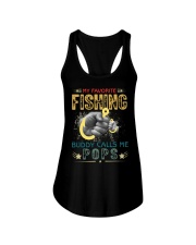 Mens Mens My Favorite Fishing Buddy Calls Me Pops Fathers Day Ladies Flowy Tank tile