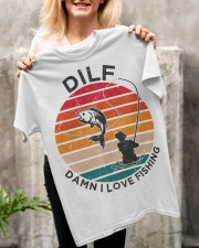 Dilf Damn I Love Fishing Angler Pun Funny Fishing Classic T-Shirt apparel-classic-tshirt-lifestyle-front-117