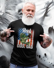 Reel Cool Dad Fishing American Classic T-Shirt apparel-classic-tshirt-lifestyle-front-267
