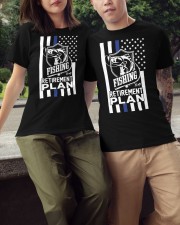 Thin Blue Line Fishing Is My Retirement Plan Shirt Police Classic T-Shirt apparel-classic-tshirt-lifestyle-front-147