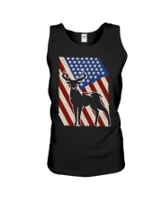 Us Flag Deer Hunting Gift Unisex Tank tile