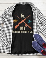 Mens Fishing Hunting Retirement Plan Vintage Retired Hunter Shirt Classic T-Shirt apparel-classic-tshirt-lifestyle-front-218