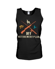 Mens Fishing Hunting Retirement Plan Vintage Retired Hunter Shirt Unisex Tank tile