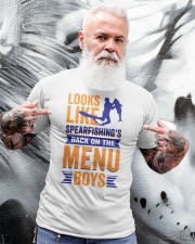 Looks Like Spearfishing’s Back On The Menu Boys Classic T-Shirt apparel-classic-tshirt-lifestyle-front-267