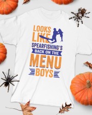 Looks Like Spearfishing’s Back On The Menu Boys Classic T-Shirt custom-t-shirts-classic-lifestyle-front-319