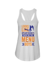 Looks Like Spearfishing’s Back On The Menu Boys Ladies Flowy Tank tile