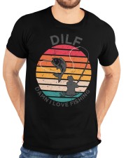 Dilf Damn I Love Fishing Angler Pun Funny Fishing Classic T-Shirt custom-t-shirts-classic-lifestyle-front-196