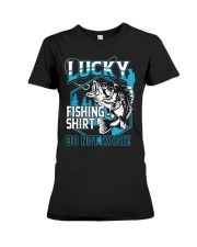 Lucky Fishing Shirt Premium Fit Ladies Tee tile