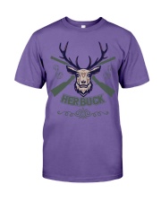 Her Buck His Doe Valentines Day Gift Hunting Couple Premium Fit Mens Tee tile