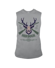 Her Buck His Doe Valentines Day Gift Hunting Couple Sleeveless Tee tile