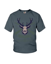 Her Buck His Doe Valentines Day Gift Hunting Couple Youth T-Shirt tile