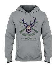 Her Buck His Doe Valentines Day Gift Hunting Couple Hooded Sweatshirt tile