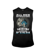 Fishing All Men Are Created Equal But Only A Few Can Fish Sleeveless Tee tile