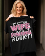 Fishing Addict Tshirt For Women Classic T-Shirt apparel-classic-tshirt-lifestyle-front-118