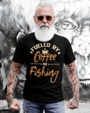 Fueled By Coffee And Fishing Deep Sea Boat Ice Fly Fishing Classic T-Shirt apparel-classic-tshirt-lifestyle-front-268