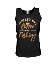 Fueled By Coffee And Fishing Deep Sea Boat Ice Fly Fishing Unisex Tank tile