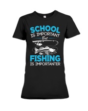 Kids Fishing Shirt Youth Boys Fish Lover Teen Boys Fishing Premium Fit Ladies Tee tile