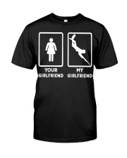 Spearfishing Your Girlfriend My Girlfriend Spearfisher Classic T-Shirt front