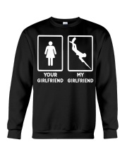 Spearfishing Your Girlfriend My Girlfriend Spearfisher Crewneck Sweatshirt tile