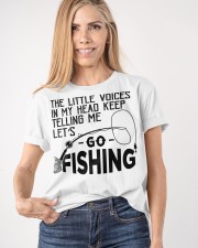 The Little Voice In My Head Keep Telling Me Lets Go Fishing Classic T-Shirt apparel-classic-tshirt-lifestyle-front-100