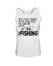 The Little Voice In My Head Keep Telling Me Lets Go Fishing Unisex Tank tile